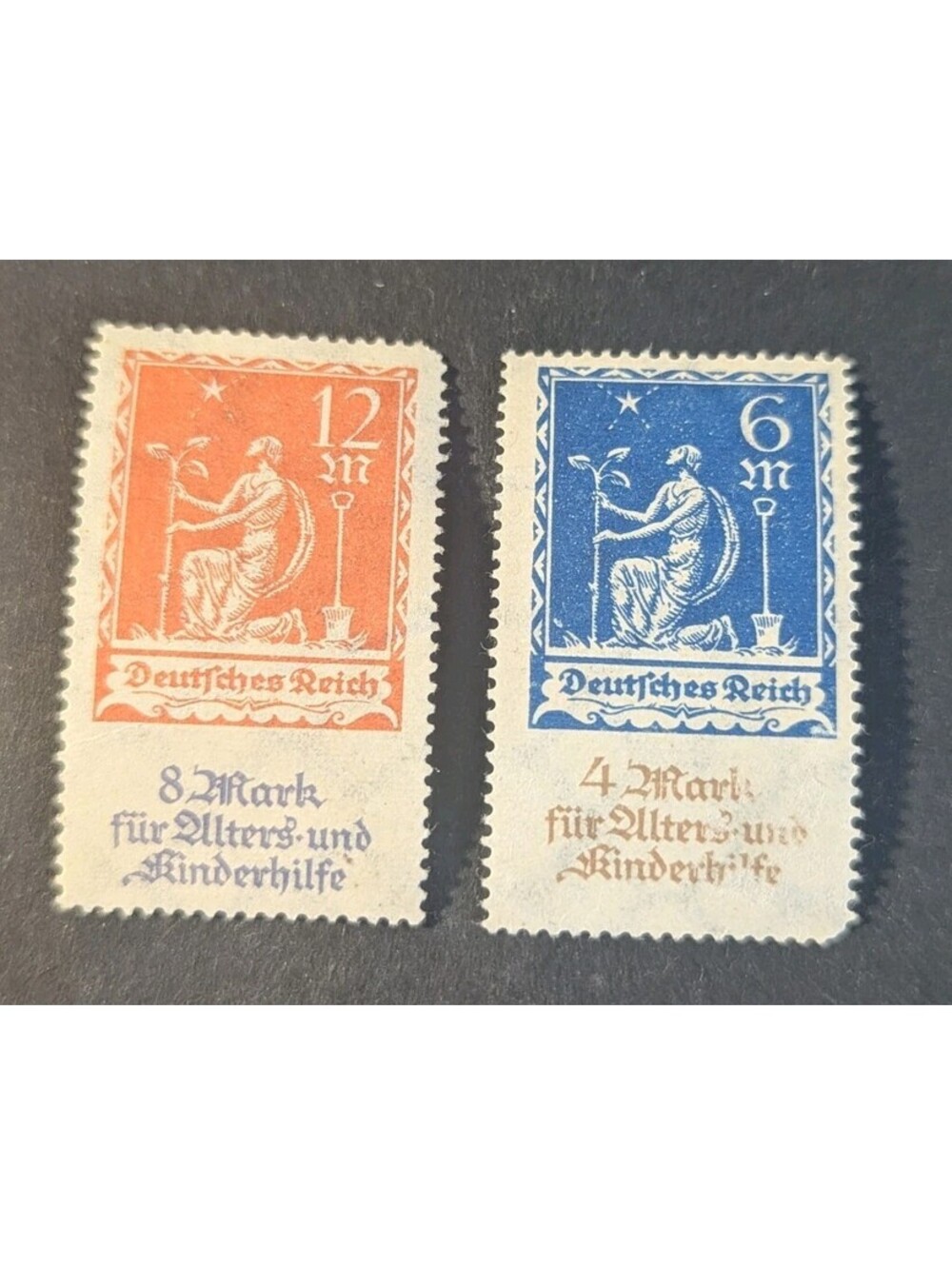 Germany Stamps 1922, Planting Charity, Sc SP1 set, MNH